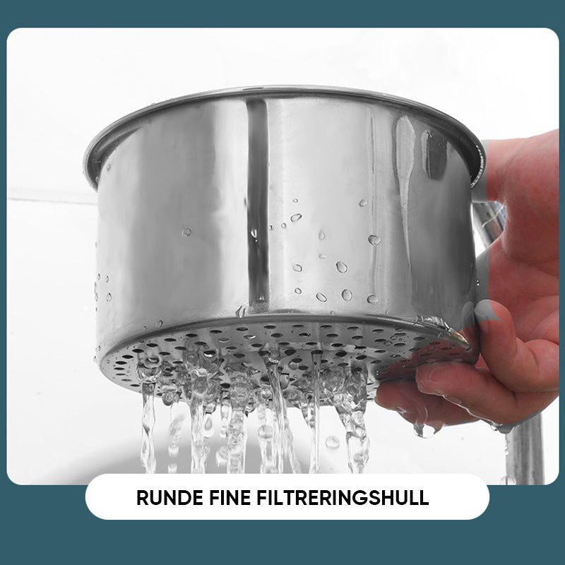 Rustfritt Stål Swan Sink Strainer Basket