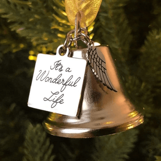 Englevinge Bjelle ornament