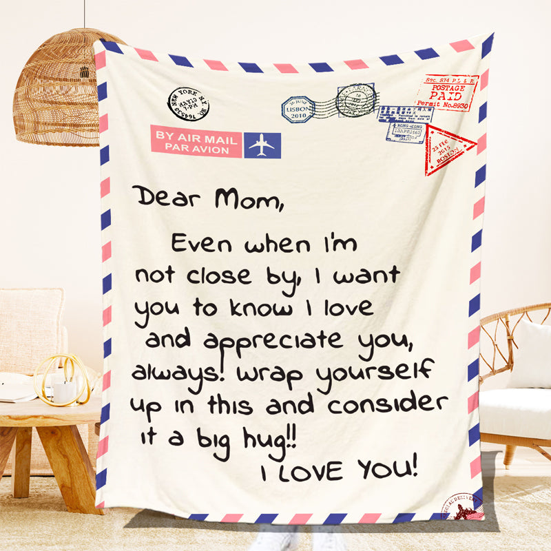 Mom/Dad Letter Blanket