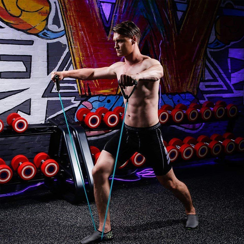 Double Toning Resistance Tube Heavy Quality Exercise Band for stretching