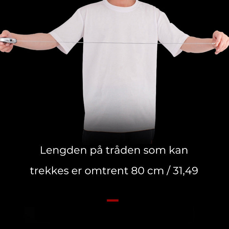 Tyverisikring teleskopisk wirelås