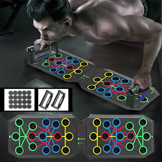 Sammenleggbart push up-brett