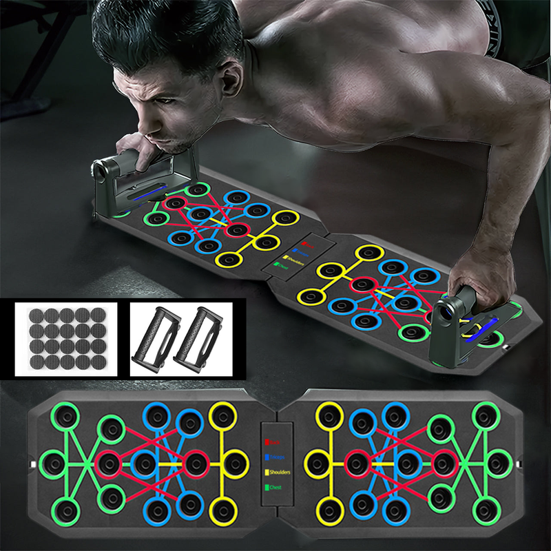 Sammenleggbart push up-brett