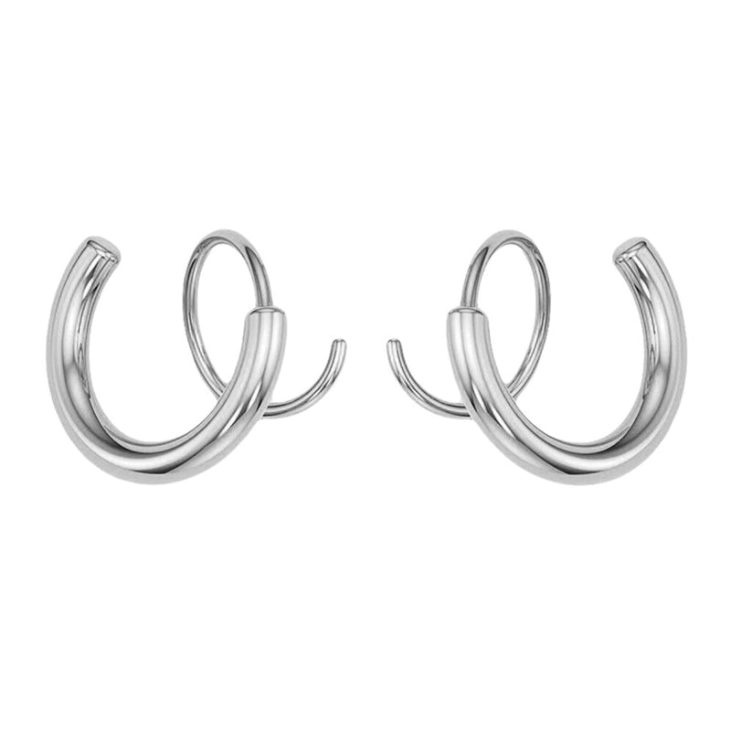 Minimalistiske Twist Wrap Crawler Climber Cuff øredobber