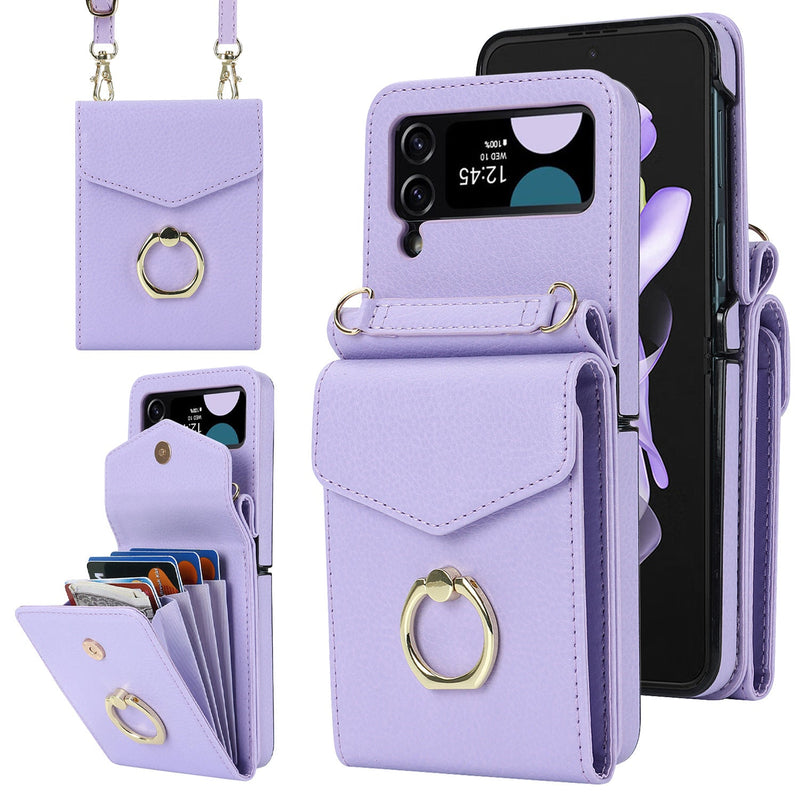 Z Flip5 sammenleggbart Messenger-telefondeksel til Samsung Flip4