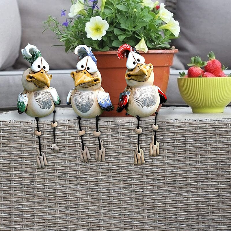 Harpiks kylling hage ornament