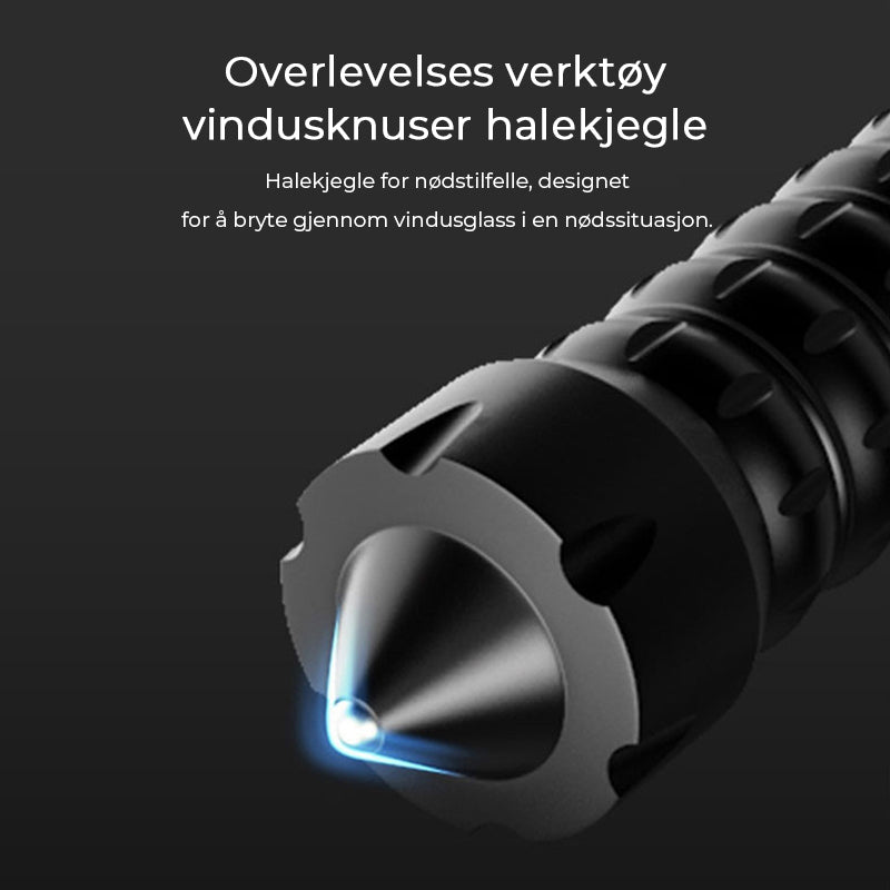 Selvforsvars oppladbar lommelykt