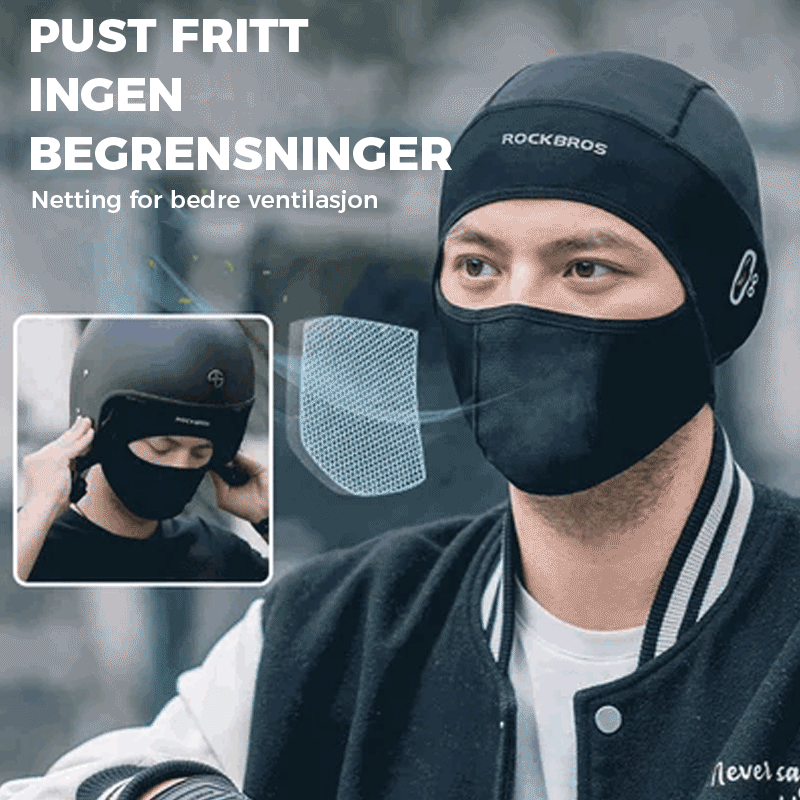 Ice silk face protection cycling hood