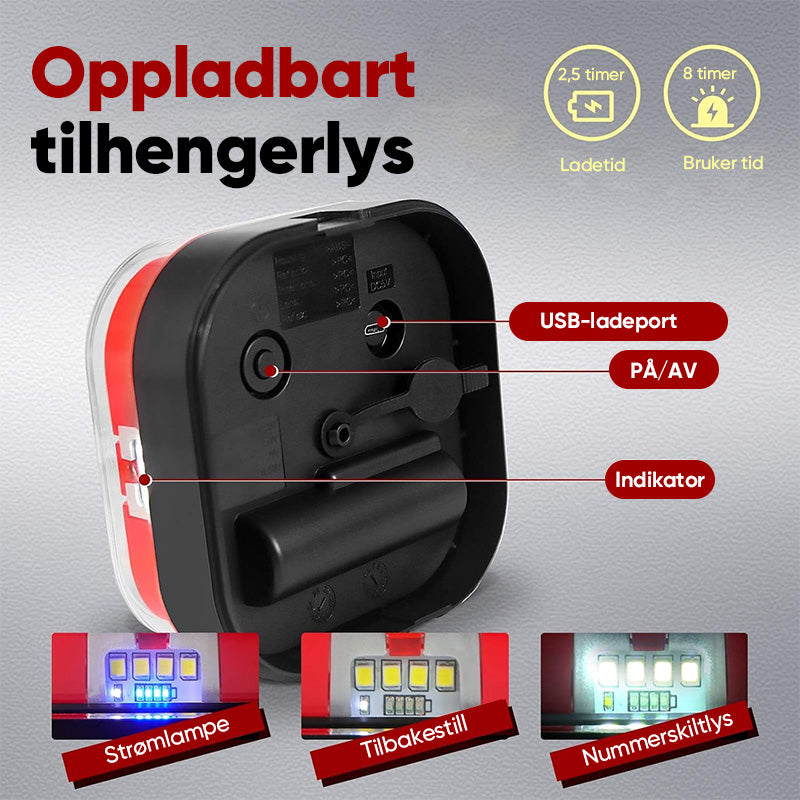 Sakerplus Trådløst Tilhengerlyset Kit