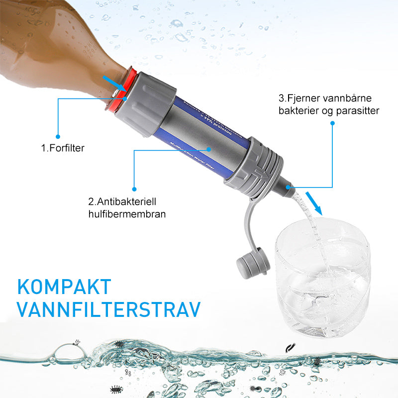 Bærbart vannfilter