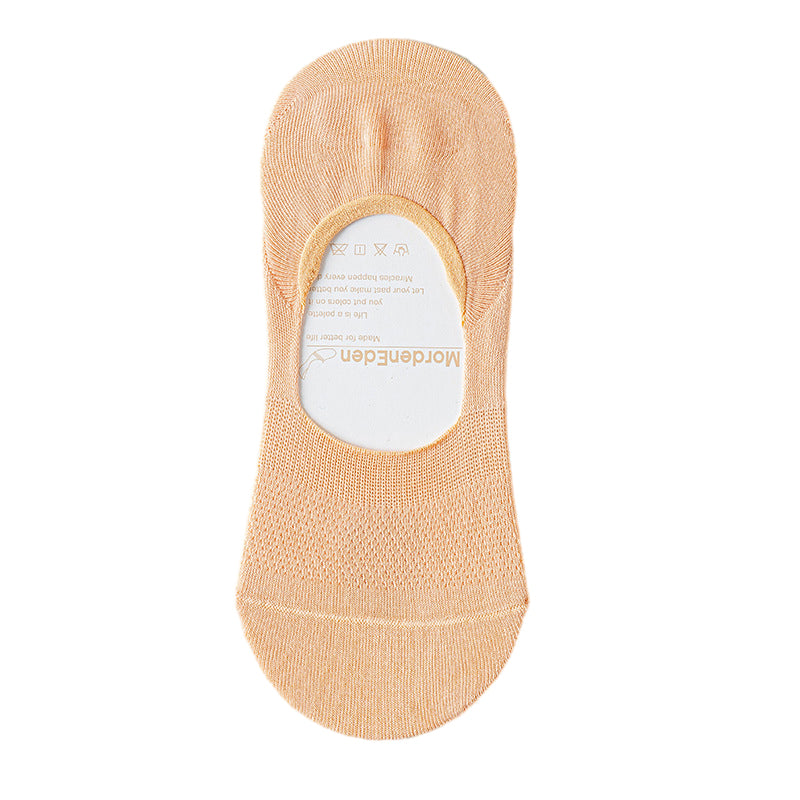 Cotton Dame Mesh Pustende Crew Sokker