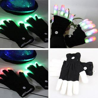 LED-lysende hansker