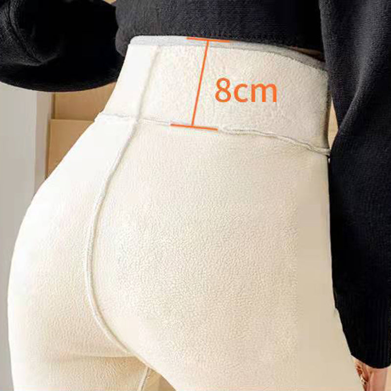 Kvinners varme fleece-fôrede leggings