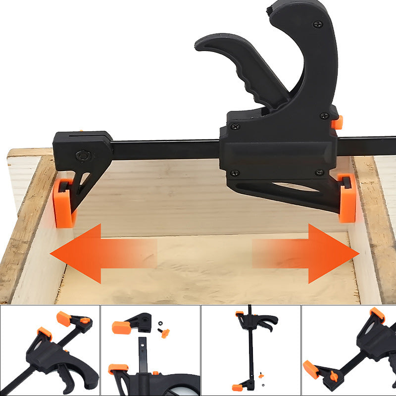 Heavy Duty F-klemme for trebearbeiding