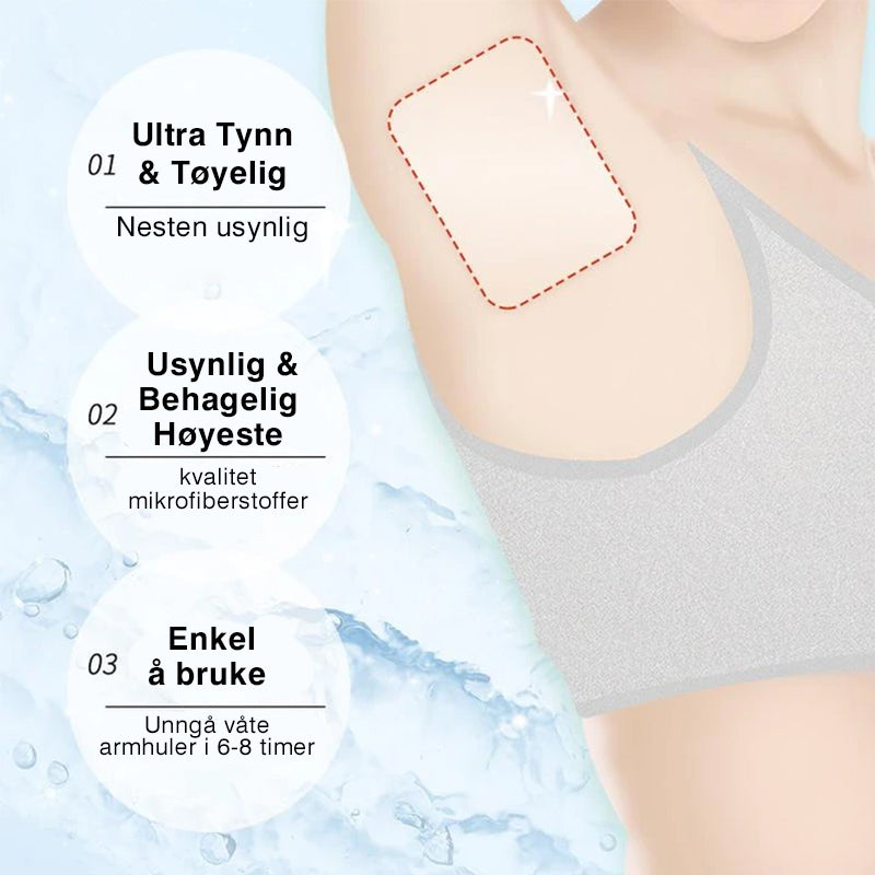 Usynlig Deodorant Antiperspirant (6m / rull)