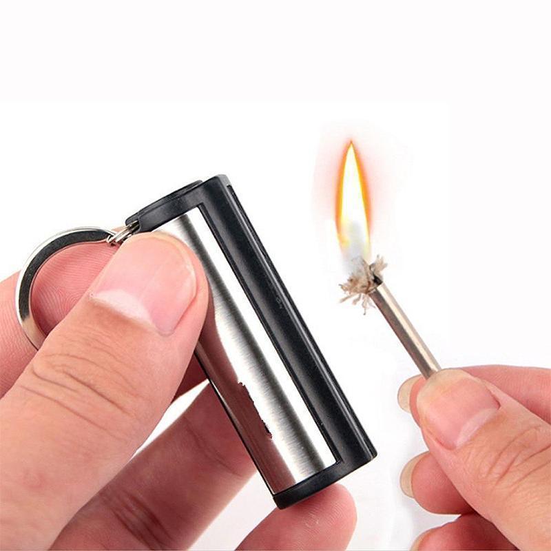 Survival Kit - Matchstick Steel Keychain