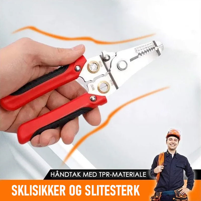 Multifunksjonell wire splitting tang