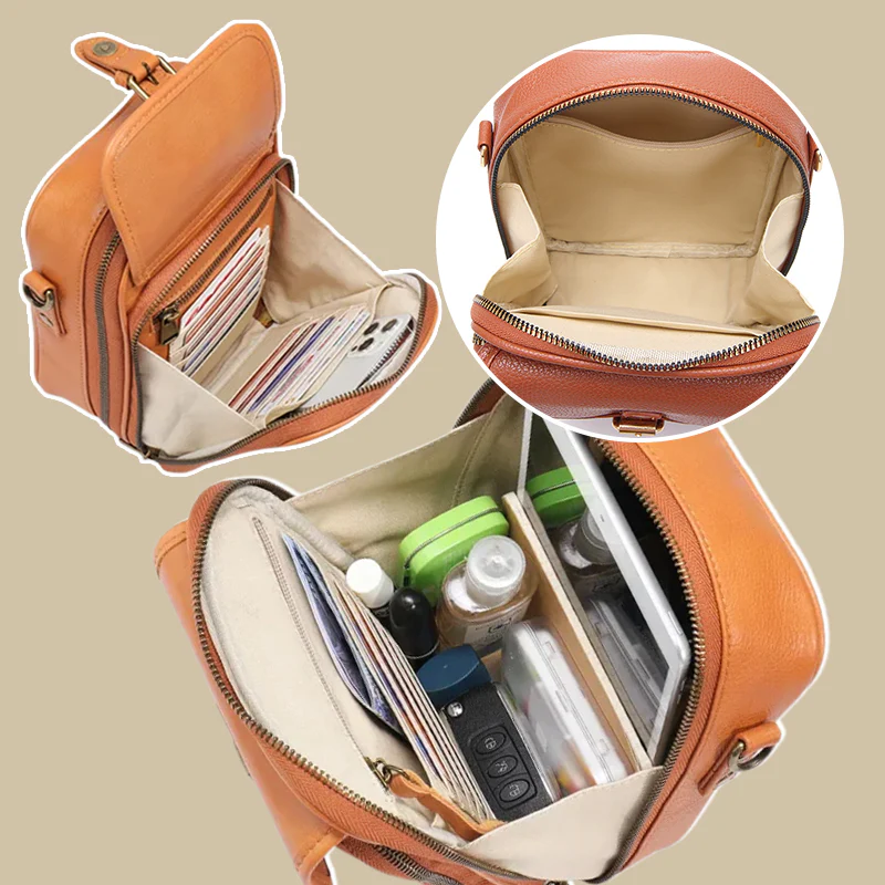 Uformell Crossbody Liten Firkantet Veske