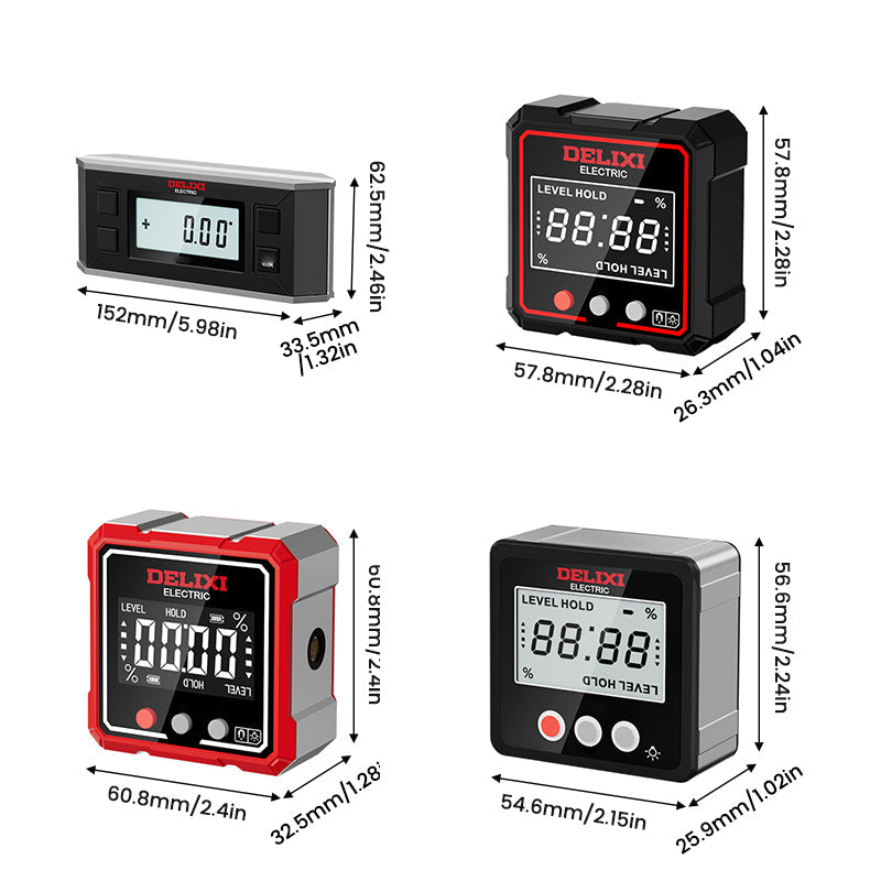 Multifunksjonell Digitalt Inklinometer