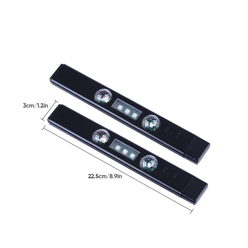 USB oppladbare fargerike LED-dekorative lys