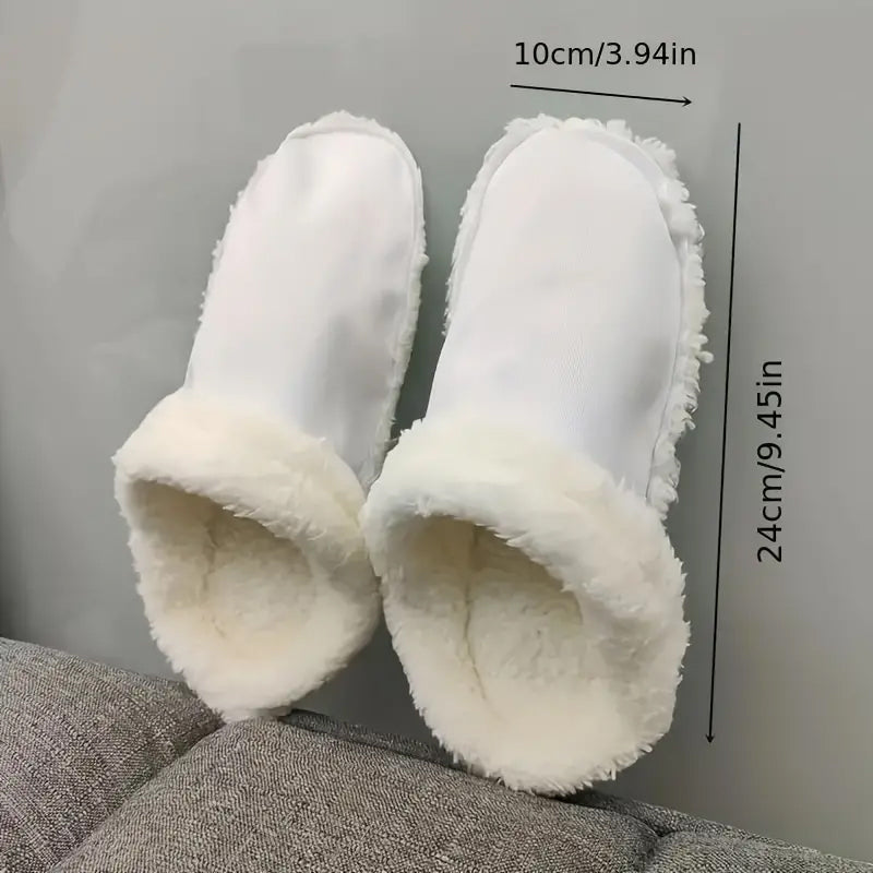 Crocs med fleecefôr sokker
