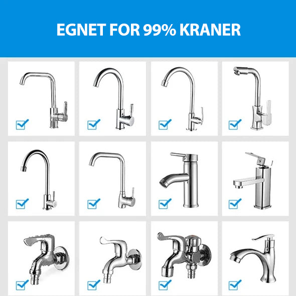 Roterbart boble kranen hodet