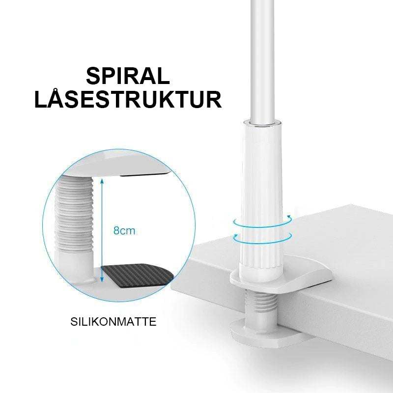 Vribar og fleksibel telefonholder