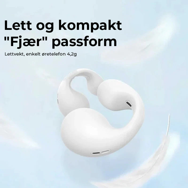 Trådløse øreklips Bone Conduction-hodetelefoner