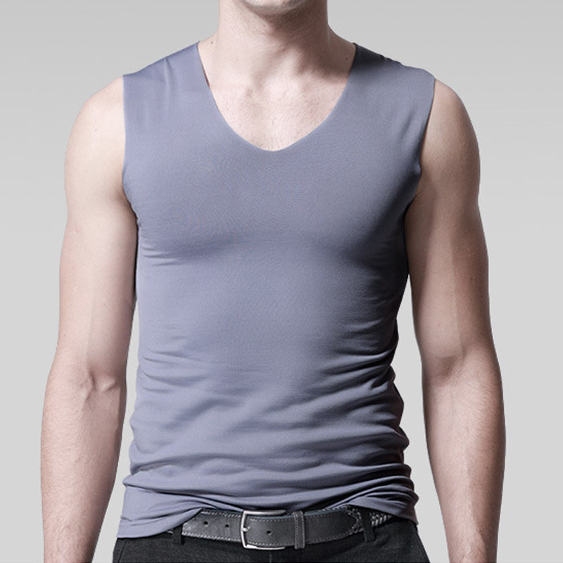 Ice silk seamless men's vest
