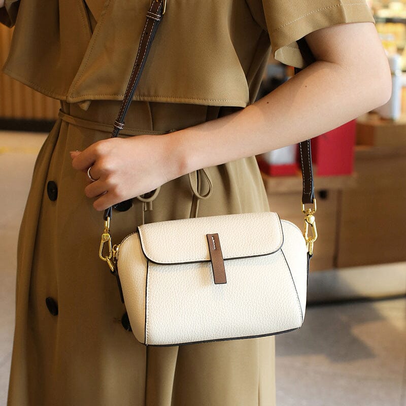 Lett luksus mykt skinn Crossbody-veske