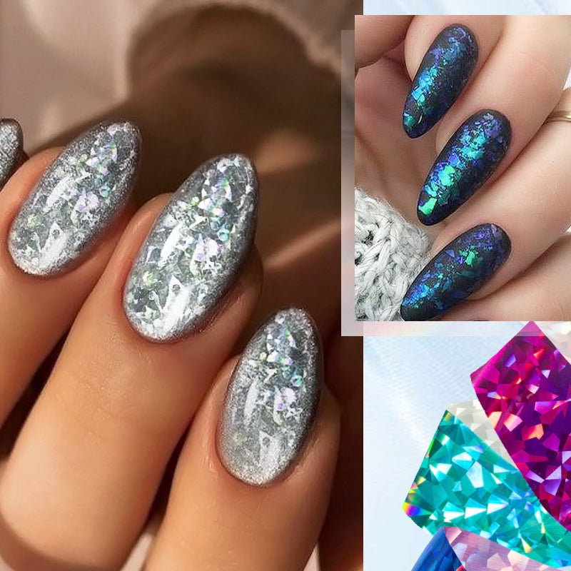 Reflekterende Mosaikk Negle Kunst Overføring Folier（🔥🔥Kjøp 2, -5 %; Kjøp 3, -10 %）