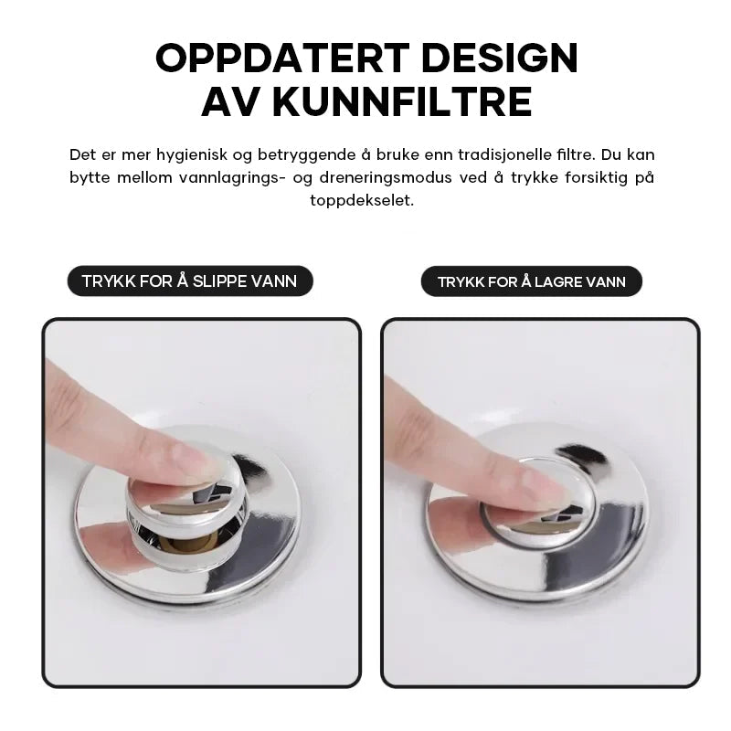 Vask avløpssil hårfanger