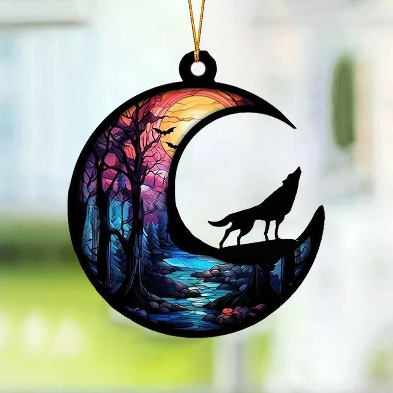 Dyr på månen ornament