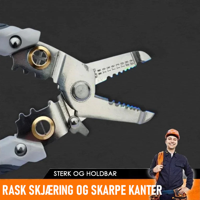 Multifunksjonell wire splitting tang