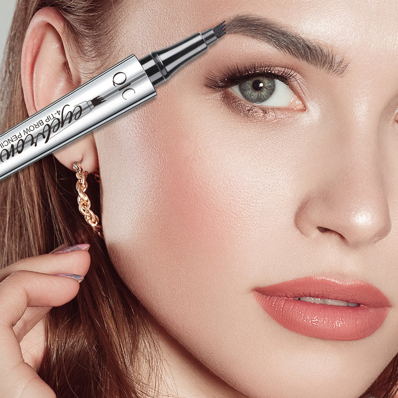 3D vanntett Microblading øyenbrynspenn