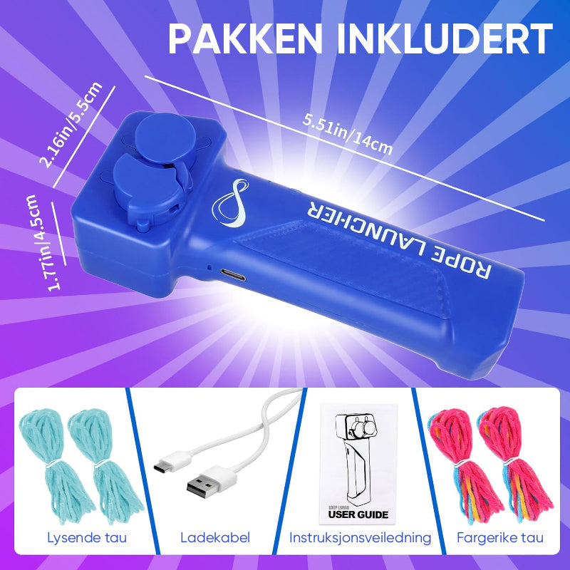 Bærbar Tau Kaster Loop Fidget-leketøy