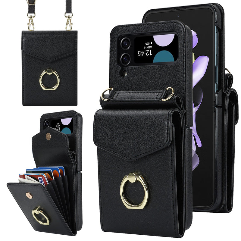 Z Flip5 sammenleggbart Messenger-telefondeksel til Samsung Flip4