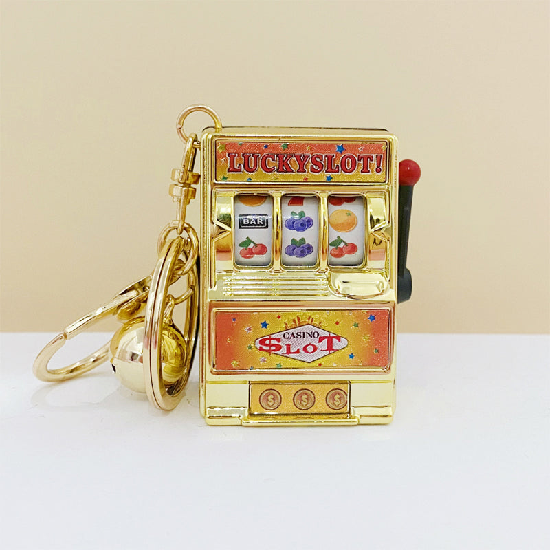 Spilleautomatformet nøkkelring