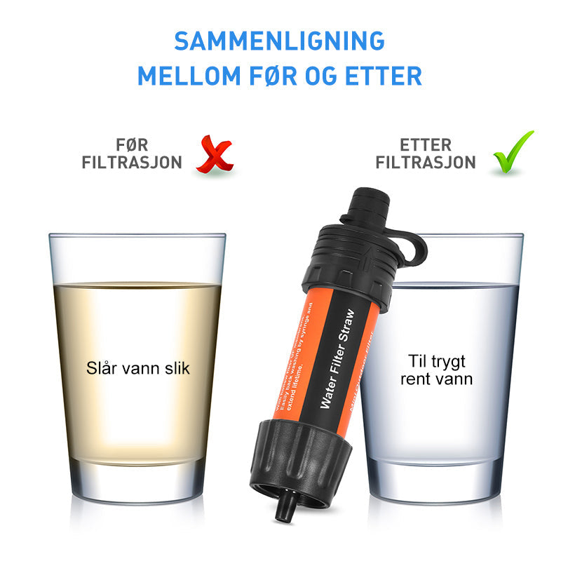 Bærbart vannfilter