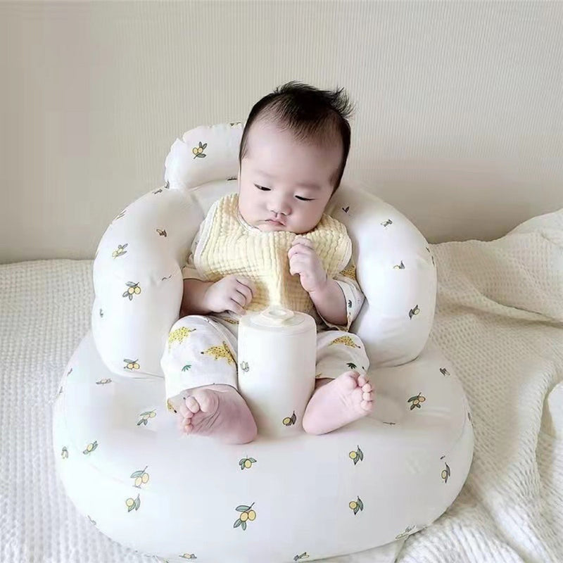 Manuell oppblåsbar babysofa