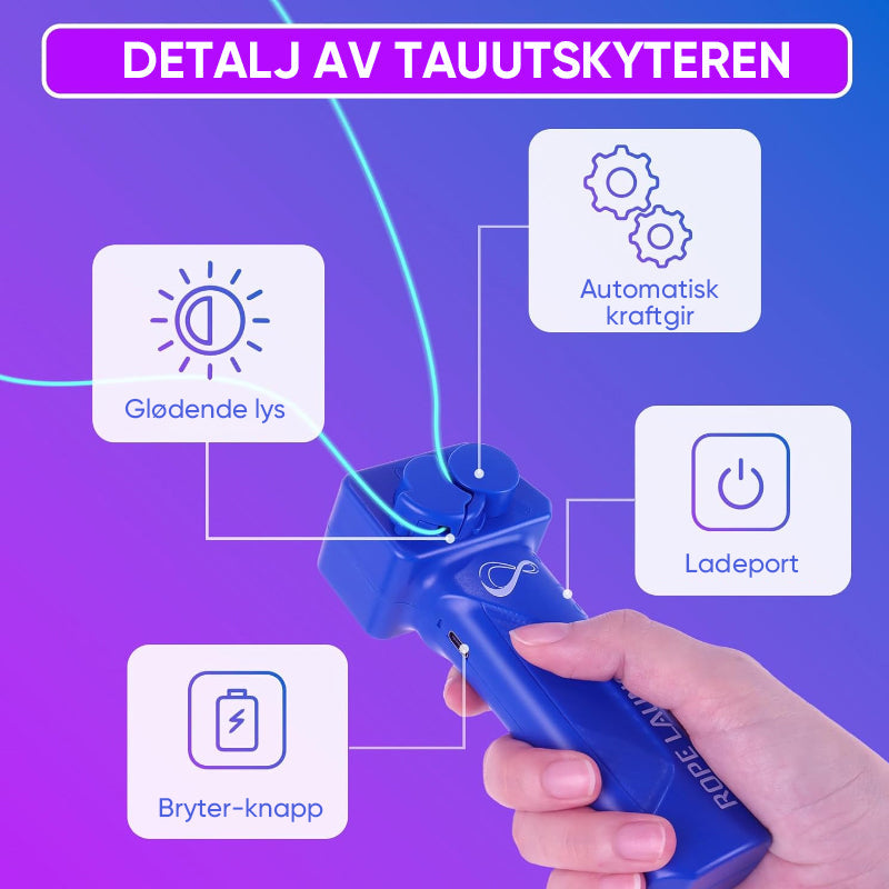Bærbar Tau Kaster Loop Fidget-leketøy