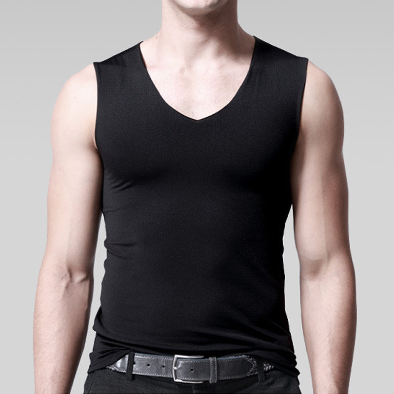 Ice silk seamless men's vest