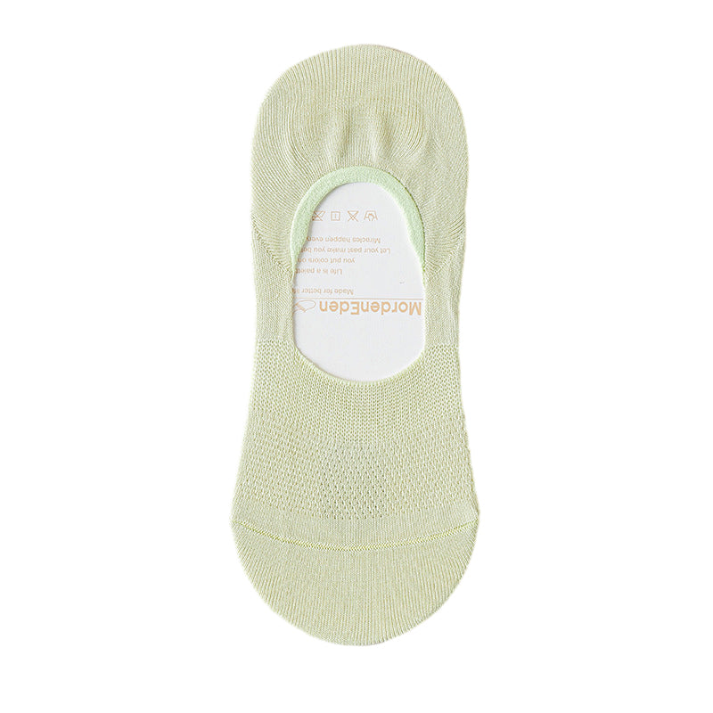 Cotton Dame Mesh Pustende Crew Sokker