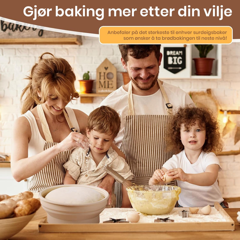 Oppvarmende Surdeigsbrød Kurvsett