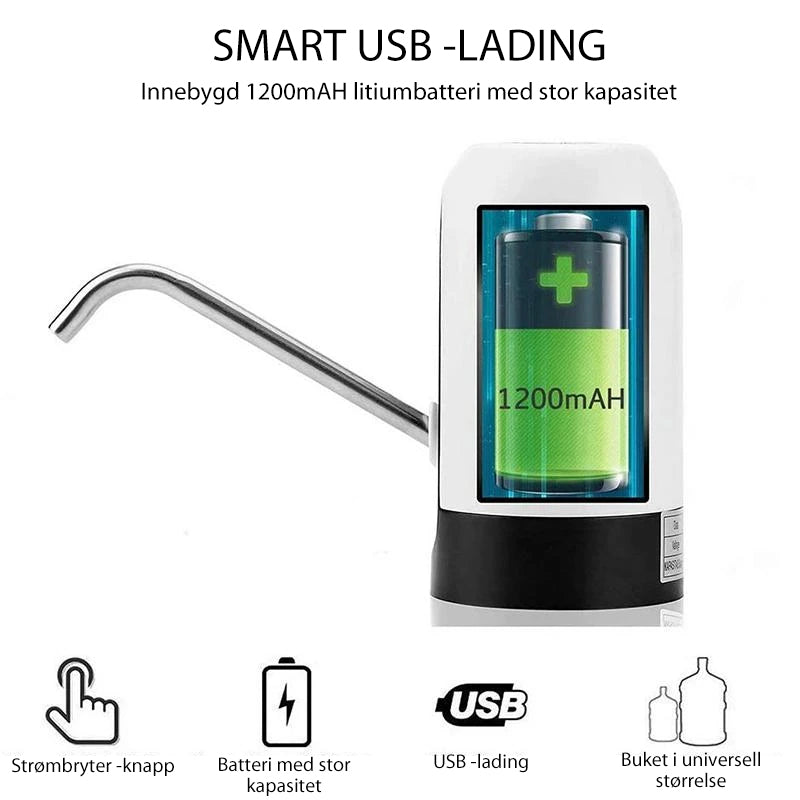 Bærbar Elektrisk Vanndispenser
