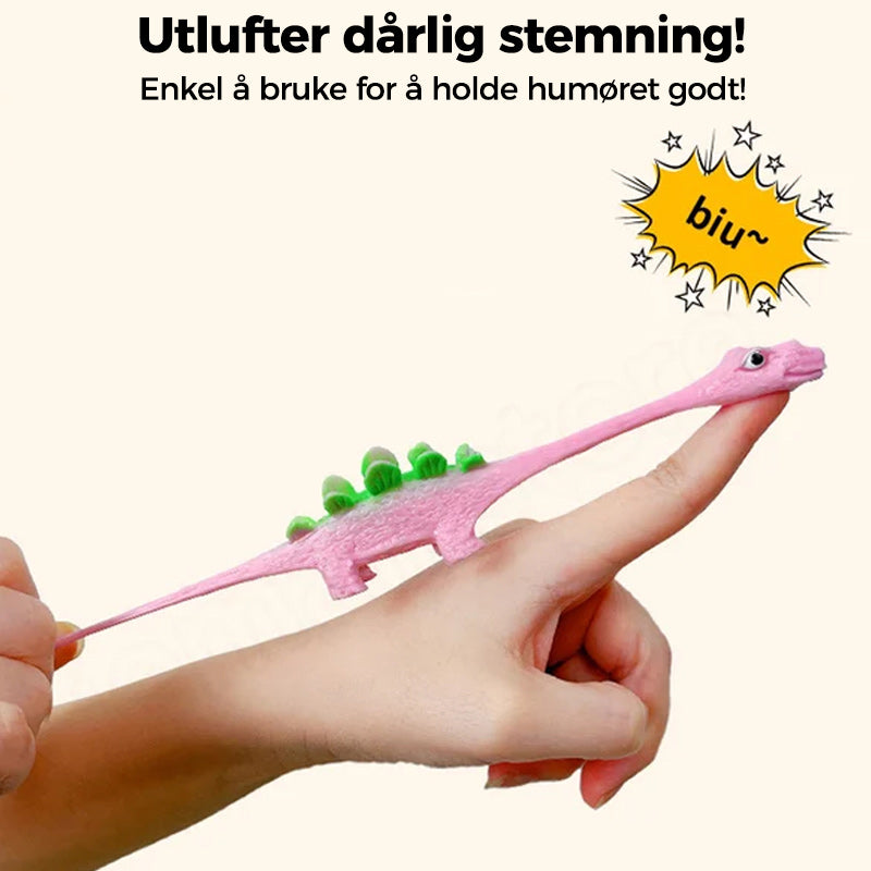 Slingshot Dinosaur Finger Leker (10 stk)