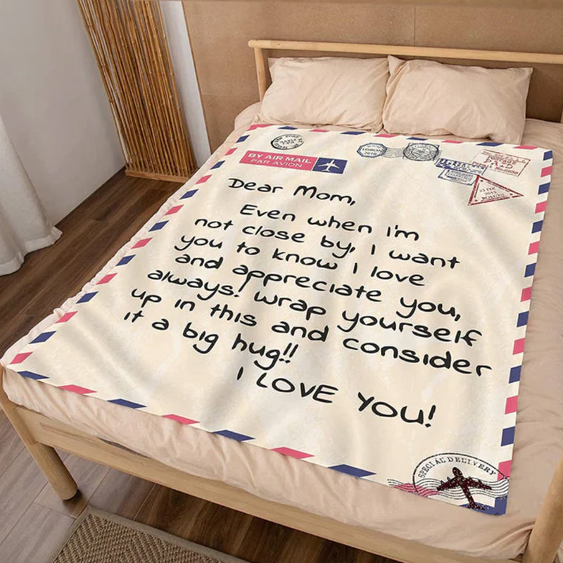 Mom/Dad Letter Blanket
