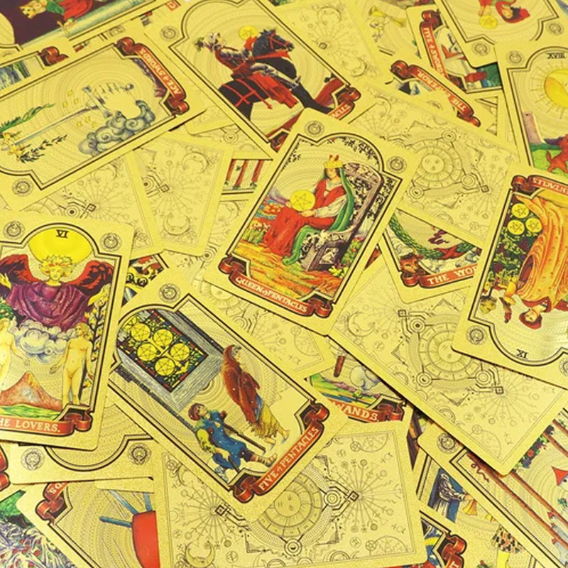 Tarot i gullfolie