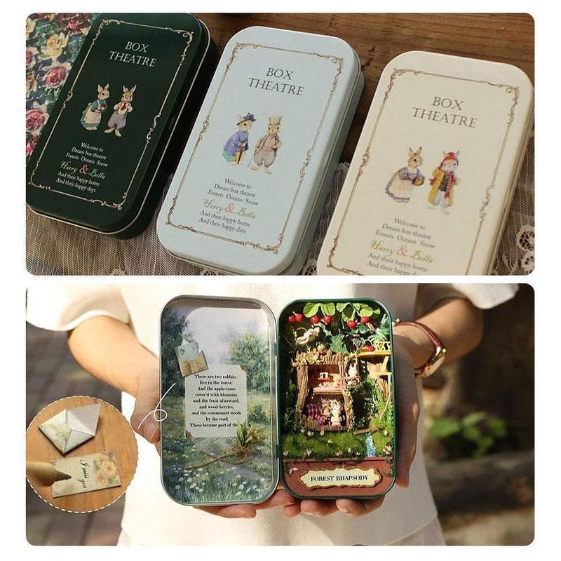 3D miniatyr dukkehus med lette gjør det selv-leker