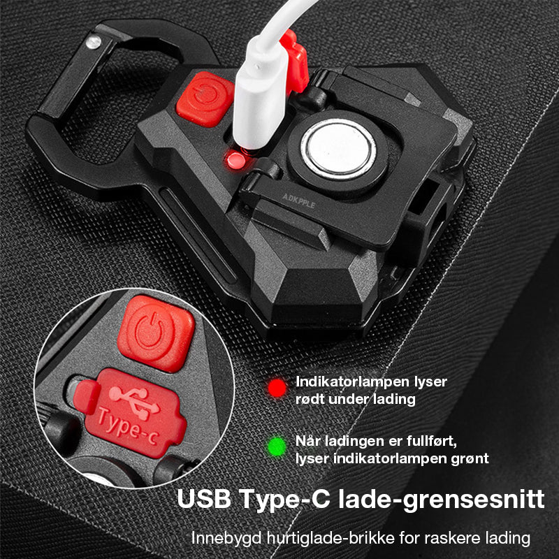 Nøkkelring med LED-lys